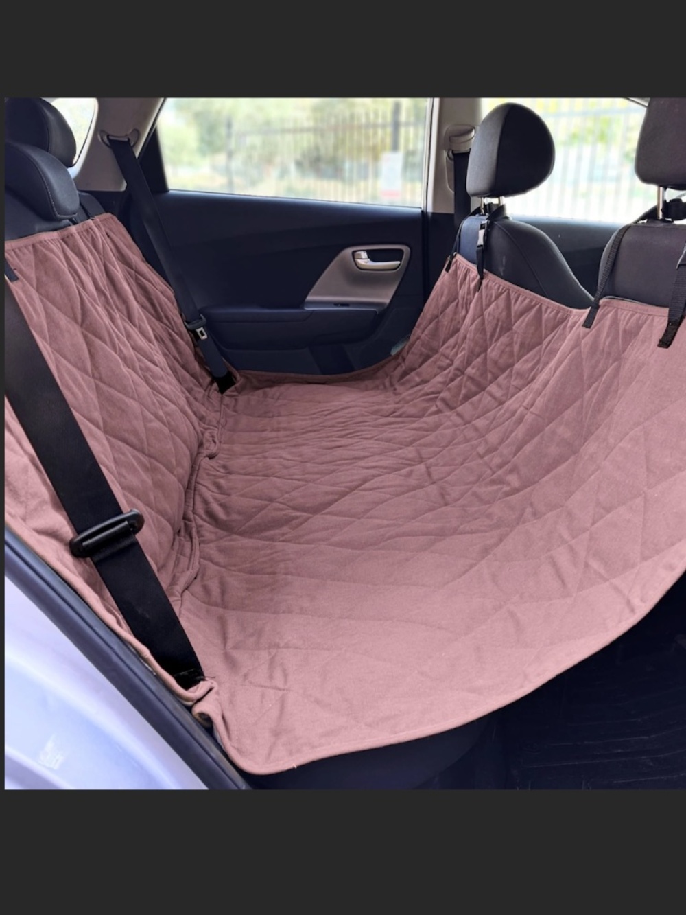 Molly mutt organic cotton kyoto back seat car cover